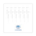 Water & Solvent Pumps | Boardwalk 516160 1 oz 12 in. Tube Plastic Siphon Pump for 1 Gallon Bottles - White (12/Carton) image number 2