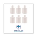 Perforated Roll & Hand Towels | Boardwalk SOD410321 7.6 in. x 8.9 in. 2 Ply Center-Pull Roll Towels - White (6/Carton) image number 4