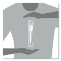 Disposable Sporks | SOLO MOW6-0007 Individually Wrapped Regal Mediumweight Plastic Cutlery Spork - White (1000/Carton) image number 2