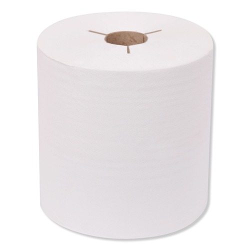 Perforated Roll & Hand Towels | Tork 8031900 8 in. x 800 ft. Universal Notched Hand Towel Roll - White (6 Rolls/Carton) image number 0