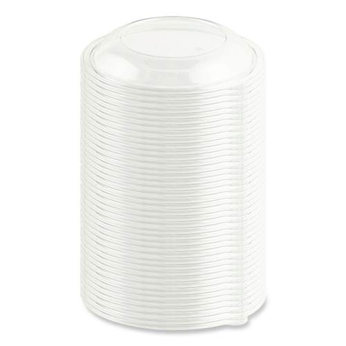Food Containers & Lids | Anchor 4308425 8-1/2 in. x 1.14 in. Diameter Plastic Crystal Classics Lid - Clear (300/Carton) image number 0