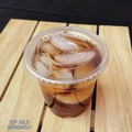Cup Lids | Boardwalk BWKPET910STRAWPK 9 oz. to 10 oz. Crystal-Clear Cold Cup Straw-Slot Lids - Clear (100/Pack) image number 8