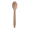 Disposable Spoons | Eco-Products EP-S213-W General Purpose Spoon Wood Cutlery - Natural (500/Carton) image number 0