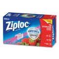 Resealable Bags | Ziploc 316490 5.88 in. x 1.88 in. x 7.88 in. Quart Slider Storage Bags - Clear (9/Carton) image number 3