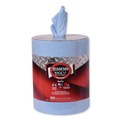 Perforated Roll & Hand Towels | Tork 450338 Advanced ShopMax Wiper 450 Centerfeed Refill - Blue (2/Carton) image number 4