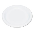 Plates | Tablemate 9644WH 9 in. Diameter Plates Plastic Dinnerware - White (500/Carton) image number 1