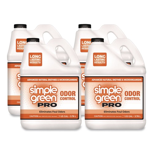 Air Fresheners & Odor Eliminators | Simple Green 0710100404128 1 Gallon Pro Odor Control - Lemongrass Eucalyptus (4/Carton) image number 0