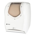 Towel Dispensers | San Jamar T1470WHCL 16.5 in. x 9.75 in. x 12 in. Smart System with iQ Sensor Towel Dispenser - White/Clear image number 3