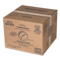 Plates | Dart 10CPWCR 10-1/4 in. Diameter 3-Compartment Concorde Foam Plate - White (500/Carton) image number 3