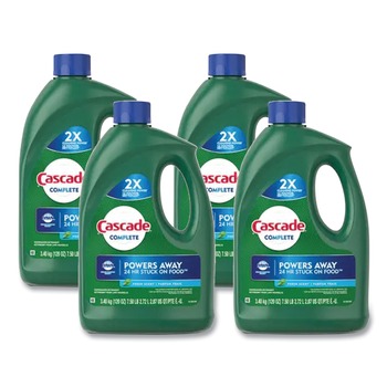 PRODUCTS | Cascade 80354945 Complete 120 oz. Bottle Gel Dishwasher Detergent - Fresh (4/Carton)
