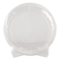 Plates | WNA WNA DWP6180 6 in. Diameter Designerware Plastic Plates - Clear (18/Pack, 10 Packs/Carton) image number 1