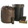 Repro Trash Bags | Stout by Envision G3344B11 33 in. x 44 in. 39-Gallon 1.1 mil. Controlled Life-Cycle Plastic Trash Bags - Brown (40/Box) image number 1