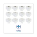 Toilet Tissues | Boardwalk B6111 3-1/2 in. x 2000 ft. JRT Jr. 1-Ply Bath Tissue - Jumbo, White (12/Carton) image number 3
