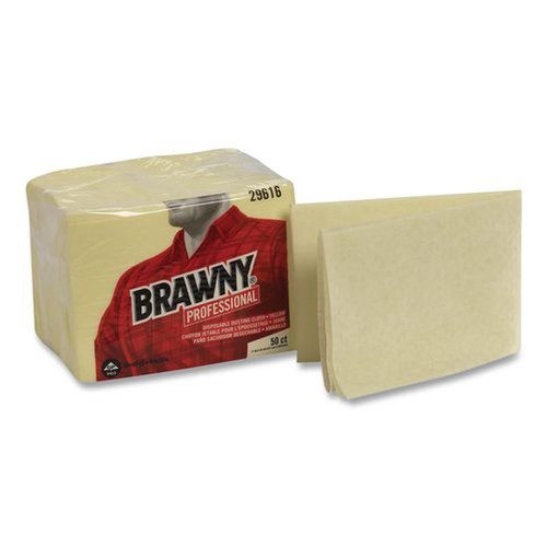 Cleaning Cloths & Wipes | Georgia-Pacific 29616 17 in. x 24 in. Dusting Cloths Quarterfold - Unscented, Yellow (200/Carton) image number 0