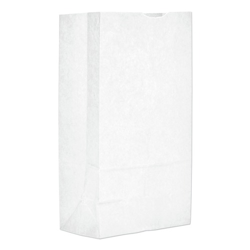 Grocery Bags | Ross & Wallace Paper Products 120312500PK/BL 7 in. x 4.38 in. x 13.75 in. #12 Size Grocery Paper Bags - White (500/Bundle) image number 0