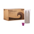Cups | Boardwalk BWKTRANSCUP3CT 3 oz. Polypropylene Plastic Cold Cups - Translucent (125/Bag, 20 Bags/Carton) image number 2