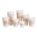 Cups | Dart 20X16G 20 oz. Cafe G Foam Hot/Cold Cups - Brown/Red/White (20/Pack) image number 4