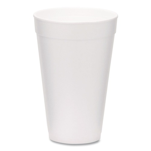 Cups | WinCup 221974 16 oz Foam Drink Cups - White (500/Carton) image number 0