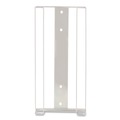 Glove Dispensers | Unimed BHQH004060 11 in. x 4 in. x 22 in. 4-Box Horizontal Stainless Steel Wire Wall-Mount Glove Box Holder - White image number 0