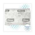 Perforated Roll & Hand Towels | Kleenex 01500 10.13 in. x 13.15 in. 1-Ply C-Fold Paper Towels - White (2400/Carton) image number 3