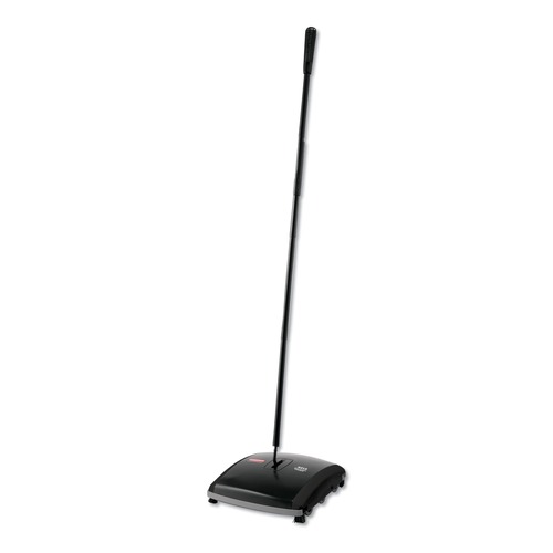 Sweepers | Rubbermaid Commercial FG421388BLA 44 in. Steel/Plastic Handle Dual Action Sweeper - Black/Yellow image number 0