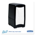 Dispenser Napkins | Scott 98710 7 in. x 13.5 in. 1-Ply Tall-Fold Dispenser Napkins - White (20/Carton) image number 4