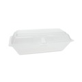 Food Containers & Lids | Pactiv Corp. 0TH10099Y000 9.75 in. x 5 in. x 3.25 in. Foam Hinged Lid Containers - White (560/Carton) image number 1