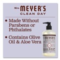 Hand Soaps | Mrs. Meyer's SJN390066 12.5 oz. Lavander Clean Day Liquid Hand Soap (6/Carton) image number 4