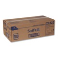 Perforated Roll & Hand Towels | Georgia Pacific Professional 28125 SofPull 7.8 in. x 14.8 in. 1-Ply Premium Junior Capacity Towel - White (225/Roll, 8-Rolls/Carton) image number 1