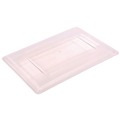 Food Storage Containers & Lids | Carlisle 1062707 18 in. x 26 in. x 1.28 in. StorPlus Polycarbonate Food Storage Container Lid - Clear image number 0