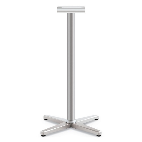 Indoor Dining & Cafe Tables | HON HCT42MX.PR8 Arrange 25.59 in. x 25.59 in. x 40 in. X-Leg Base for 30 in. - 36 in. Tops - Silver image number 0