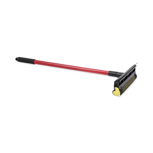 Squeegees | Boardwalk BWK824 21 in. Handle 8 in. Wide Blade General-Duty Squeegee - Black/Red image number 0
