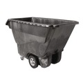 Carts & Trucks | Rubbermaid Commercial FG9T1500BLA 1250 lbs. Capacity Rectangular Structural Foam Tilt Truck - Black image number 0