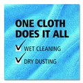 Cleaning Cloths & Wipes | Rubbermaid Commercial 1820582 16 in. x 16 in. Microfiber Cleaning Cloths - Green (24/Pack) image number 8