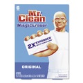 Scouring Pads & Sticks | Mr. Clean 79009PK 2.3 in. x 4.6 in. 1 in. Thick Magic Eraser - White (6/Pack) image number 0