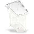 Food Storage Containers & Lids | Carlisle 3068807 4.25 in. x 6.93 in. x 6 in. 1.4 qt. StorPlus Polycarbonate Food Pan - Clear image number 1