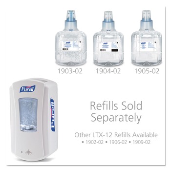 PURELL 1920-04 Ltx-12 Touch-Free Dispenser, 1200ml, White