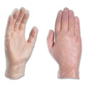 Food Service Disposable & Single Use Gloves | Ammex GPX342100 3 mil Industrial Powder-Free Vinyl Gloves - Small, Clear (1000/Carton) image number 4