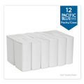 Perforated Roll & Hand Towels | Georgia Pacific Professional 20241 10.1 in. x 10.1 in. 1-Ply Pacific Blue Select C-Fold Paper Towel - White (2400/Carton) image number 3