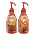 Creamers | Coffee-Mate 12536266 50.7 oz. Liquid Creamer Pump Bottle - Caramel (2/Carton) image number 0