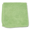 Cleaning Cloths & Wipes | Boardwalk BWK12GRECLOTH 12 in. x 12 in. Microfiber Cloths - Green (12/Pack) image number 0