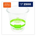 Cups | World Centric CP-CS-3 3 oz PLA Plastic Cold Cups - Clear (2500/Carton) image number 3