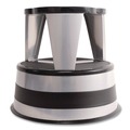 Step Stools & Ladders | Cramer 100101 Kik-Step 16 in. Diameter x 14.25 in. Height 2-Step Stool - Silvertone image number 1