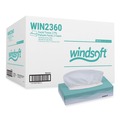 Facial Tissues | Windsoft WIN2360 2-Ply Flat Pop-Up Box Facial Tissue - White (30 Boxes/Carton) image number 0