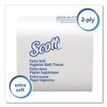 Perforated Roll & Hand Towels | Scott 48280 2-Ply Septic-Safe Hygienic Bath Tissue - White (36-Packs/Carton) image number 4