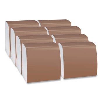 Scott 98171 1-Ply 1/4-Fold 16-3/4 in. x 17 in. Dinner Napkins - White (4000/Carton)