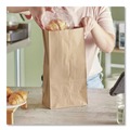 Grocery Bags | Ross & Wallace Paper Products 130312500SP 7 in. x 4.38 in. x 13.75 in. #12 Grocery Paper Bags - Kraft (500/Bundle) image number 3