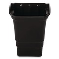 Carts & Trucks | Rubbermaid Commercial FG335388BLA 8 Gallon Rectangular Optional Utility Cart Refuse/Utility Bin - Black image number 2