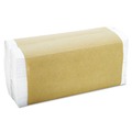 Perforated Roll & Hand Towels | General Supply 8115 1-Ply 10.13 in. x 11 in. C-Fold Towels - White (200/Pack, 12 Packs/Carton) image number 5