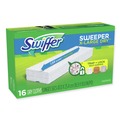 Mop Heads | Swiffer 80337556 16.9 in. x 9.8 in. Sweeper XL Dry Refill Cloths - White (4/Carton) image number 0